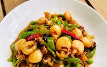 家常快手菜酱爆墨鱼仔（15分钟搞定）