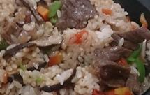 香菇肥牛煲仔饭（塔吉锅版）