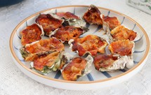 芝士焗生蚝佐鱼子酱︱鲜味十足超好吃！