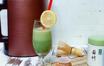 [再见渣难·九阳破壁豆浆机]～抹茶豆浆西米露