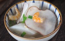 海底椰白萝卜海米汤 天天喝不够