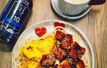 和风滑蛋鳗鱼乌冬面