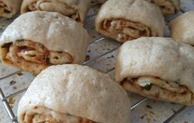 香葱猪肉花卷(全麦面粉)