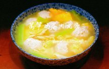 莴笋鸡蛋肉丸汤（配低脂鸡肉丸做法）清淡又美味，超健康！