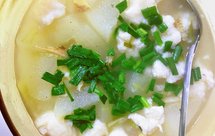 超简单爽口鱼香冬瓜汤（鱼干吊汤法，可做各种汤的基底）