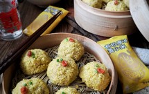 小米不要再用来熬粥了，做成小米芋头丸子，上锅蒸一蒸，营养非凡