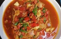 黑胡椒蕃茄煮虱目魚肚