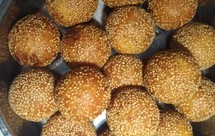 南瓜糯米粉空心麻球