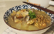 冬瓜蛤蜊荞麦面 夏日消暑