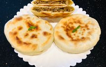 69# 雪菜笋丝蘑菇粉丝肉馅饼