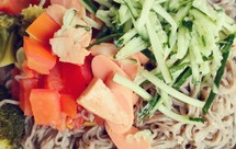 自创低卡荞麦面