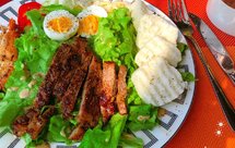 美式brunch—牛扒明虾早午餐