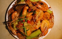 十三香基围虾，小龙虾也可（电饭煲版）