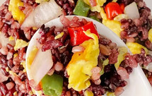 低卡糙米鸡蛋炒饭，好吃无负担！