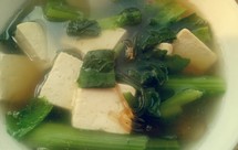 小白菜豆腐粉条汤