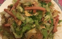 包菜鸡蛋粉条
