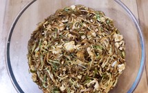 青萝卜粉条鸡蛋馅