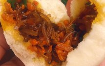 红萝卜粉条豆腐素包子