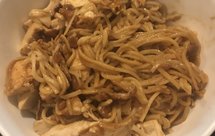 黄豆酱烤鸡炒面