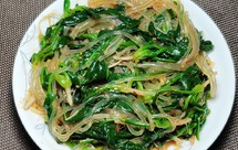 家常凉拌菜-菠菜粉条