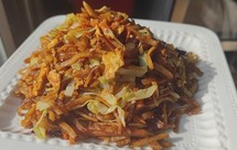 老板来个炒饼，告别路边摊，今天教你在家做炒饼丝