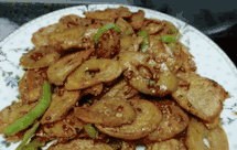 手把手教做孜然炒面筋（百吃不厌）动图图解