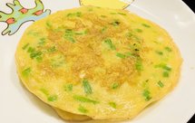 葛根粉小葱鸡蛋饼