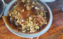 黄豆芽炒粉皮肉