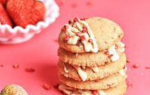 白巧克力草莓饼干