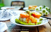 快手咖喱鲜虾盖浇饭