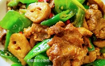 青椒面筋小炒肉