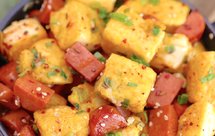 快手早餐孜然馒头粒，烧烤味好好吃！！