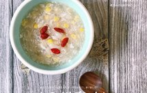 玉米蛋花藕粉甜羹