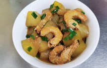 减肥菜 虾干烧冬瓜