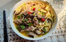 【口味捞】酸汤肥牛荞麦面，少油低碳版