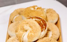 豆乳花生酱贝果