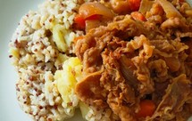 好吃得舔盘子的黑胡椒土豆肥牛盖饭