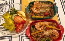 阿根廷红虾意面