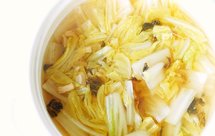 【白菜干贝汤】不加油盐 寡淡样鲜美内涵