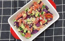30天减脂餐：第12天 燕麦火腿/羊排菜花饭/鲜贝嫩豆腐