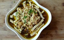 蒜蓉鲜贝蒸海鲜菇