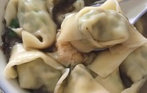 鲜贝荠菜鲜肉馄饨