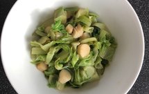 暖暖减肥餐-鲜贝炒生菜 117 卡