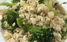 鲜贝豆腐西兰花