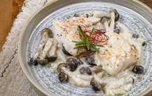 挪威北极鳕鱼｜香草奶油菌菇烩鳕鱼