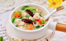 营养师推荐-海虾海参砂锅粥