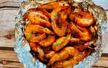 蒜蓉大虾 空气炸锅版