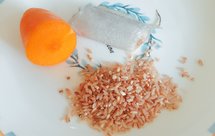 婴儿辅食：甘荀鱼香红米粥