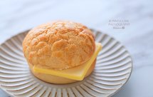 做100款面包の12：在家开茶餐厅!港式菠萝包 –不划格子自然裂开的香酥脆皮！菠萝油/酥皮包