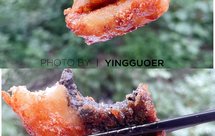 红糖黑芝麻糍粑